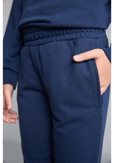 Defacto Kız Çocuk Standart Fit Basic Düz Beli Lastikli Jogger Eşofman Altı Y1226a625aunv241 Lacivert