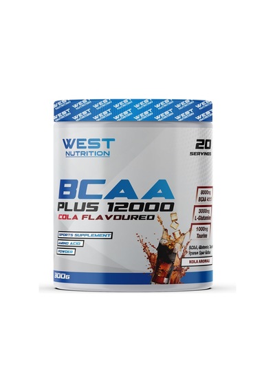 Bcaa Plus 12000 L-glutamin Taurin 300 Gr Kola