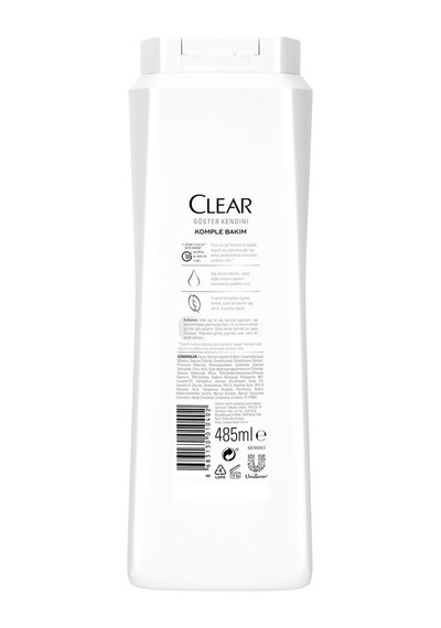 Clear Kepeğe Karşı Etkili Komple Bakım Besleyici Şampuan 2 x 485 ML