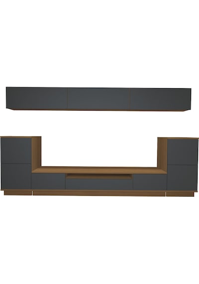 Decoraktiv Trendstyle 9s Mdf Tv Ünitesi Tv Sehpası Ceviz - Antrasit