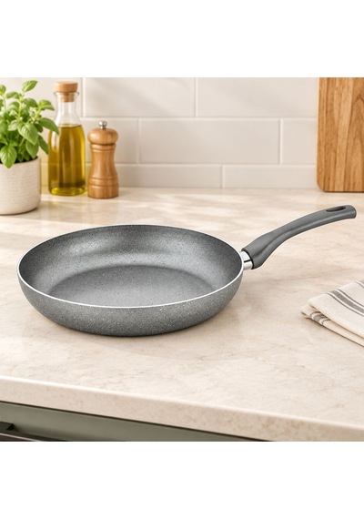 Granit Tava 22 Cm Tek Saplı Çok Renkli