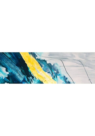 Modern El Yapımı Yağlı Boya Tablo 134x59cm