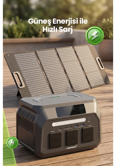 Goboenergy P800 512wh Lifepo4 800w Max. Taşınabilir Güç İstasyonu,güç Kaynağı