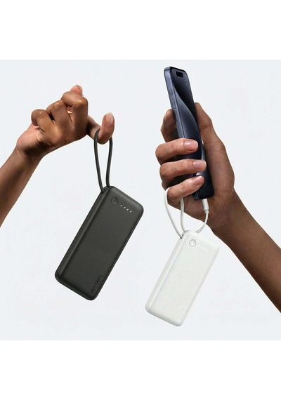 Ven-dens Vd-pb059 Premium 20000mah Dijital Powerbank 4 Dahili Kablo BEYAZ