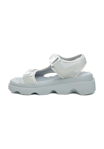 Zeyn 7901c Kadın Dolgu Topuk Sandalet Gri-gri Gri