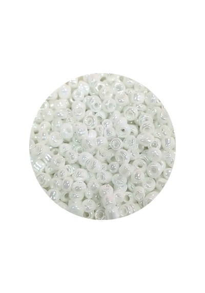 Dökme Cam Kum Boncuk 8/0 3 Mm - 20 Gram - Parlak Beyaz - Bnc153 Diğer