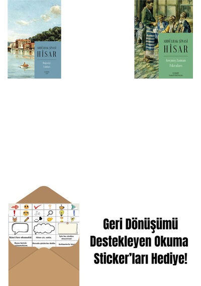 Boğaziçi Yalıları Kitap Boy + Geçmiş Zaman Fıkraları + Okuma Sticker'ları