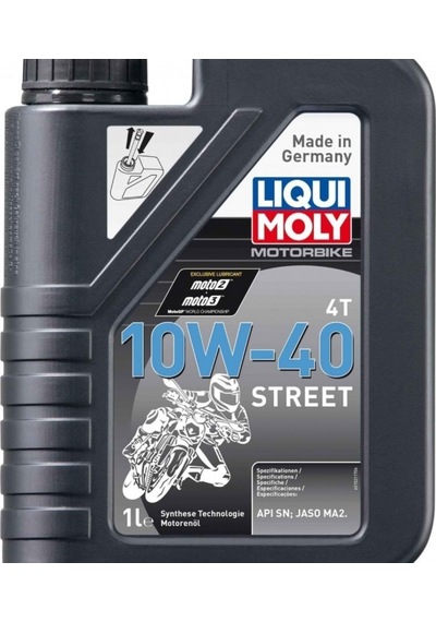 Liqui Moly 10W-40 Street / (10W40) 4t Sentetik Motor Yağı (4 Litre)