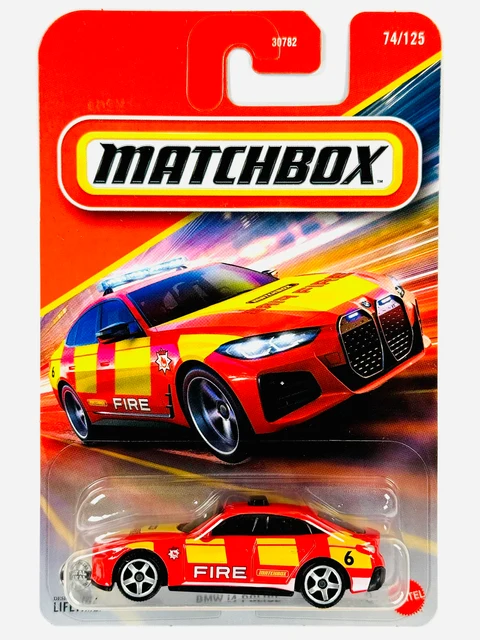 Matchbox - Bmw İ4 Police - 1:64 Short Card