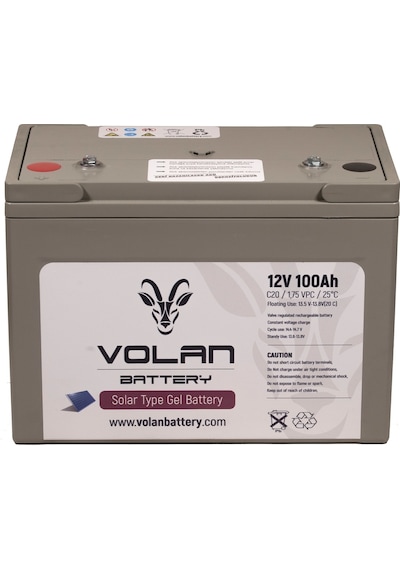 12 Volt 100 Amper Jel Akü Solar Güneş Enerjisi - Volan Akü / 407884248