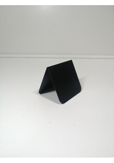 10 Ad Silinebilir Karatahta Siyah Etiket Çatı Çift Yön 4x4,5 Cm