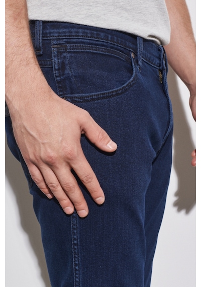 Wrangler Larston Slim Fit Dar Kesim Düşük Bel Esnek Jean Kot Pantolon W18SLR26I Mavi