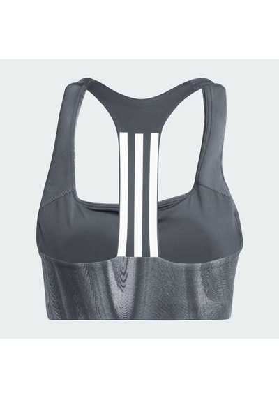 Adidas Powerimpact Training Medium-support 3-stripes Kadın Büstiyer C-adııw9961b30a00 Gri