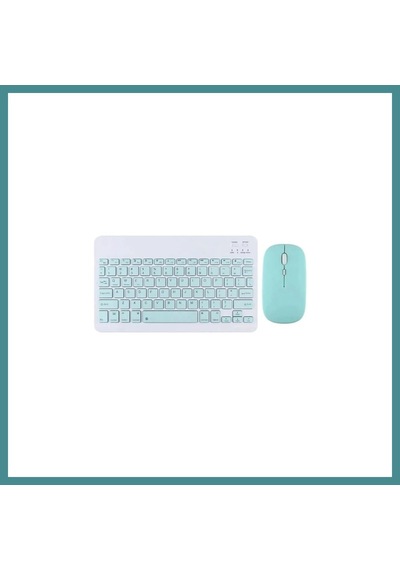 Trendexa Kyb71 Kablosuz Türkçe Q Klavye Mouse Set - Açık Yeşil Mac Diğer