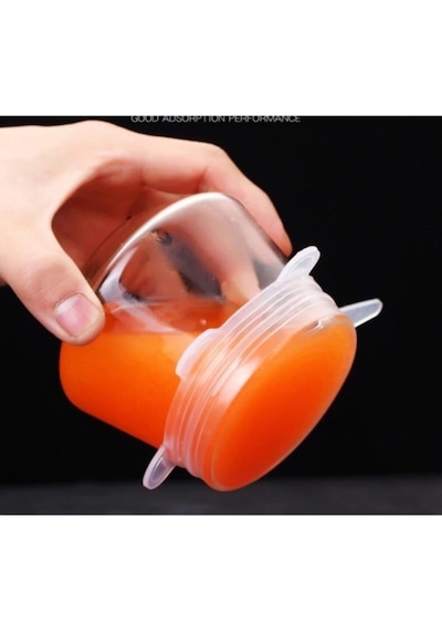 Streç Kapak 6adet Plastik Çok Renkli Diğer