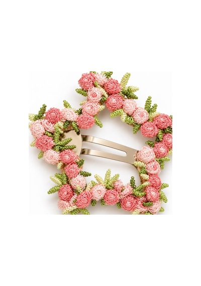 Çiçek Motifleri Detaylı Yıldız Çıtçıt Saç Tokası - Pembe Pembe Yıldız - 923833735 Pembe Yıldız - 923833735 Pembe Yıldız