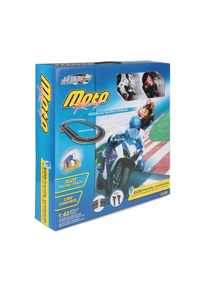 Sunman Oyuncak Yarış Set 1/43 Moto Racıng Müzikli 213 CM. - Standart
