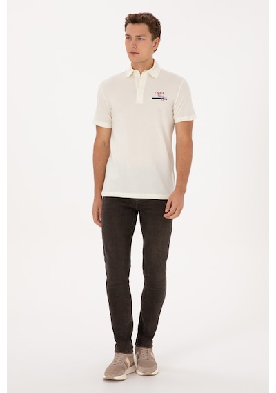 U.S. Polo Assn. U.s. Polo Assn. Erkek Krem Tişört 50324803-vr071