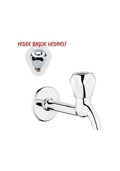 Klasik Uzun Musluk + Musluk Kapak Takımı Hediyeli Çok Renkli