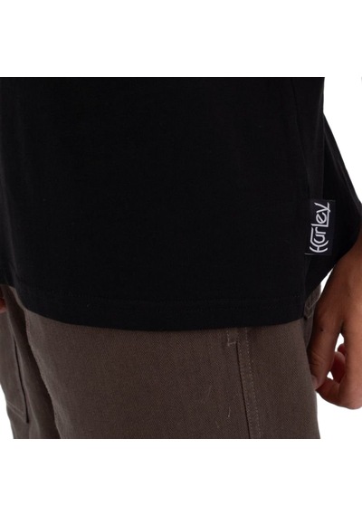 Hurley Hurley Bubble Back Print Erkek Siyah Tişört 001