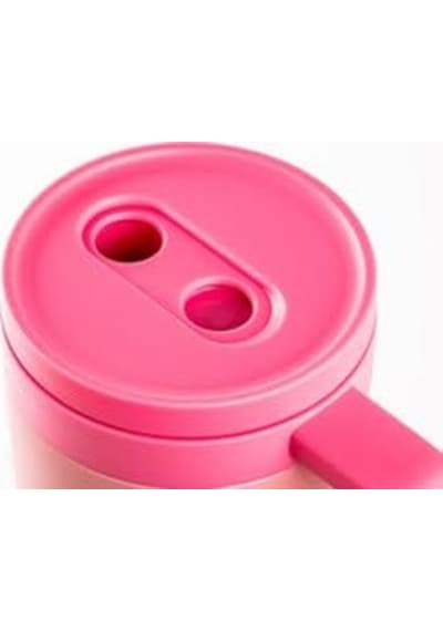 Pembe Pipetli Paslanmaz Çelik Termos Bardak 1.2l Genel