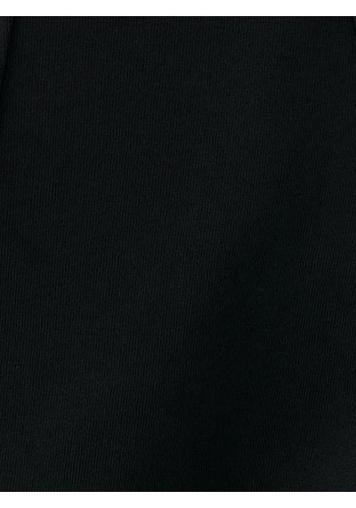 Regular Long Crop Kadın Sweatshirt Siyah