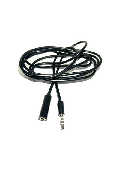 4 Boğumlu 3.5mm Stereo Uzatma Kablosu 3,5 mm Erkek - Dişi Kablo