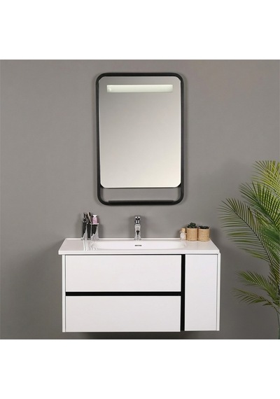 Kobos Linear 100 Cm Banyo Dolabı Seti Bianco Beyaz Kobos Linear 100 Cm Banyo Dolabı Seti Bianco Beyaz