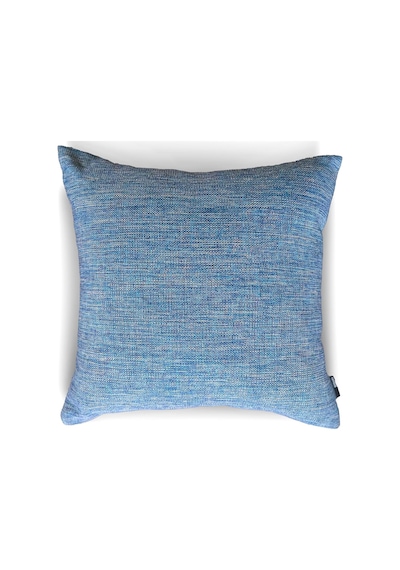 New York Blue Dokulu Düz Dekoratif Kırlent Kılıfı 45x45 Cm,%100 Polyester Döşemelik Kumaş 50 x 22