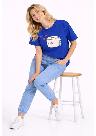 Nevermind Sevgili Kombini Eğlenceli Baskılı Çift Tişört Oversize Unisex Par Lacivert Nevermind Sevgili Kombini Eğlenceli Baskılı Çift Tişört Oversize Unisex Par Lacivert