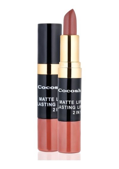 Cocosh She Ruj - Matte Smile Lipstick & Lipgloss 2 In 1 04 Brown 8681569700499 - 04brown Diğer