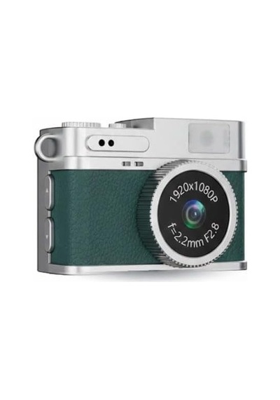 Ayrex Mini Dijital Kamera Selfie Video Vlog Kamerası Mini Anahtarlık 1080p Cmr35 Koyu Yeşil Diğer