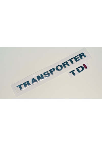 Vw Transporter T5 2004 - 2010 Tdi Tek Kırmızı Arka Bagaj Yazısı