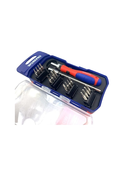 Wp200516 18 Parça Profesyonel Cr-v Cırcırlı Hassas/elektronikçi Bits Tornavida Seti