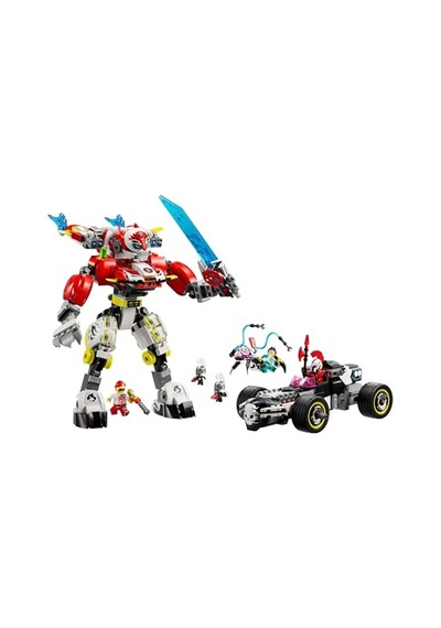 Yaratıcı Araç Seti: Kaplan Robotu Ve Hot Rod Arabası