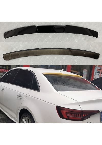 AUDI A4 CAM ÜSTÜ SPOILER Parlak Siyah 2013 2016, B8.5 UYUM