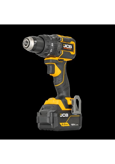 Jcb 18pcd75 Kömürsüz Darbeli Matkap 75 Nm + 18pag125 Kömürsüz Avuç Taşlama 125 Mm 18v - 2 X 5.0 Ah Li-ion Batarya