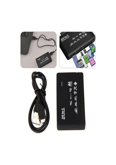 26 İn 1 Çoklu Kart Okuyucu Usb Sd Sdhc Mini Micro Sd Memory Stick Duo M2 Mmc Xd Cf