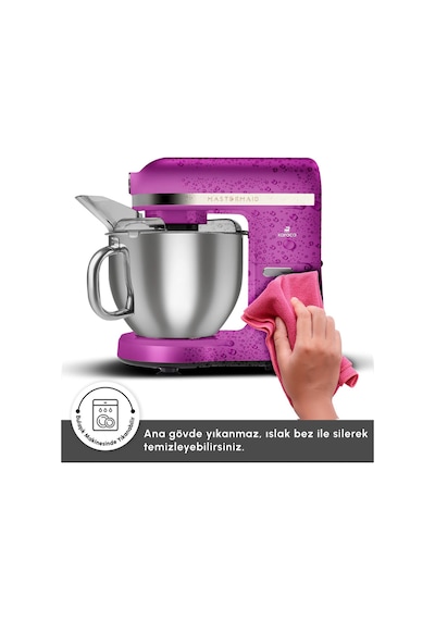 Karaca Mastermaid Chef Pro 1750 W Çift Kollu Stand Mikser