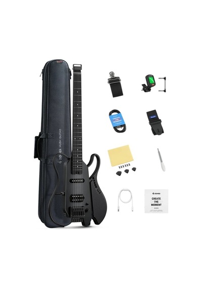 Donner Hush X Lıve Traveller Elektro Gitar Siyah 104082560122