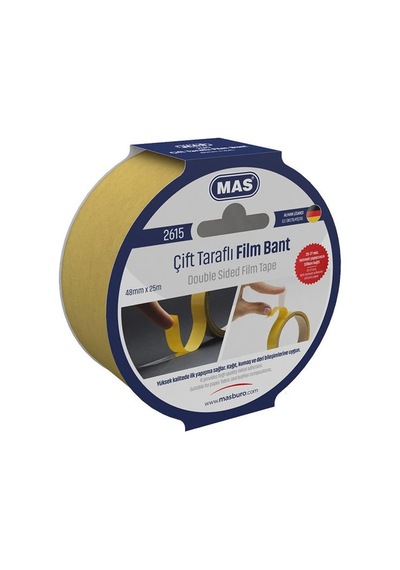 Mas 2615 45 Mm X 25 M Çift Taraflı Bant Diğer