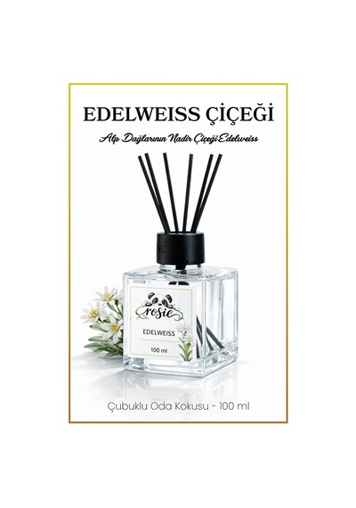 Rosie Edelweiss Çiçeği Çubuklu Oda Kokusu - Doğanın En Nadir Çiçeğinin Zarafeti Çiçek