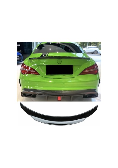 Mercedes Cla W117 Psm Bagaj Üstü Spoiler Parlak Siyah Spoyler Plastik İthal 2013-2019
