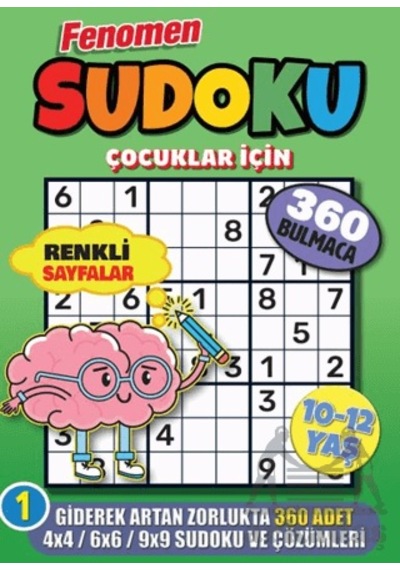 Fenomen Çocuklar İçin Sudoku 10-12 Yaş Maxi Yayıncılık