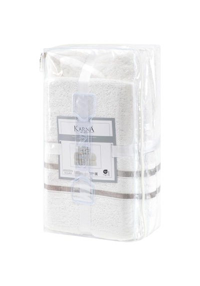 Banyo Havlu Seti 4 Lü Bale Premium - 70x140cm X2 / 50x90cm X2 Beyaz