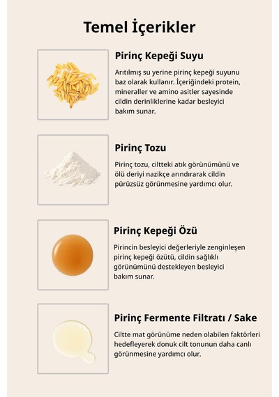 Pirinç İçeren Peeling Etkili Pürüzsüzleştirici Krem Maske Rice & Mixed Grains Glowing Wash Off Mask