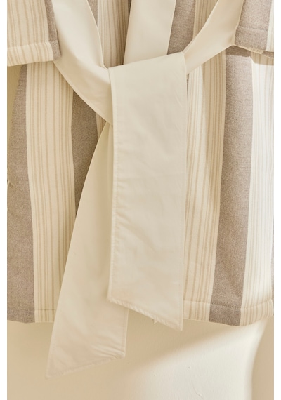 Kaşmir Home Helen Kimono Set Offwhite- Bej