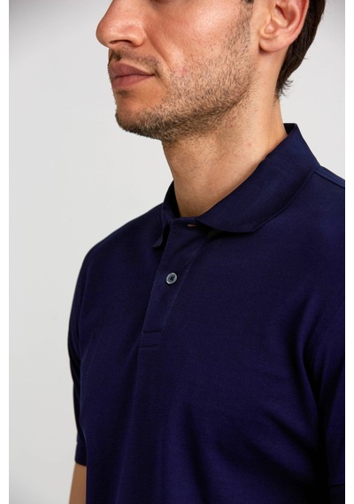 Bisse Erkek V Yaka T-shirt Lacivert Tsnos24y24102 D39 Lacivert