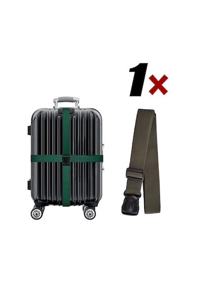 Reaktör Siyah Valiz Bavul Emniyet Kemeri 1 Adet Haki