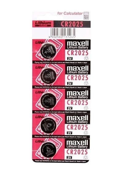 Maxell Cr2025 3v Lityum Düğme Pil 5'li Paket Evimdeyokyok